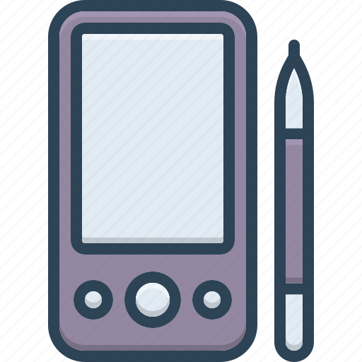 Pdas, phone, mobile, edit, pencil, electronic, creative icon - Download on Iconfinder