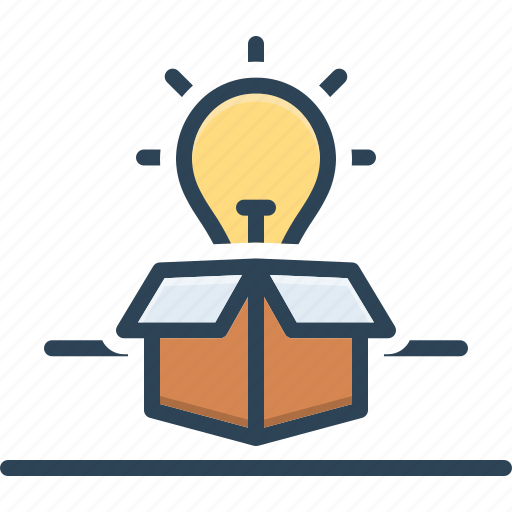 Product, stock, box, package, distribution, container, bulb icon - Download on Iconfinder