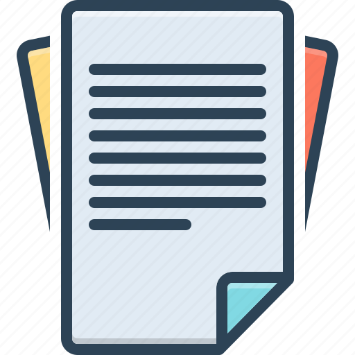 Chapters, section, division, lesson, subject, summary, document icon - Download on Iconfinder