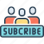 subscribers, recipients, prospects, blogging, promotion, registration 