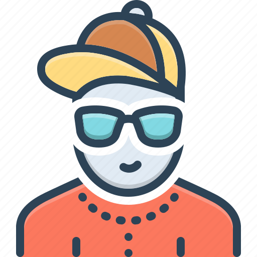 Dude, bearded, hipster, rapper, singer, sunglasses, music icon - Download on Iconfinder