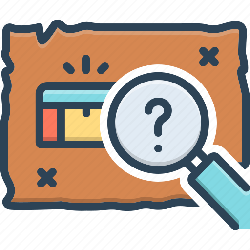 Quest, find, riddle, map, mystery, investigation, discovery icon - Download on Iconfinder