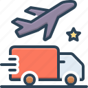 transport, transportation, carriage, conveyance, shipment, airplane, truck