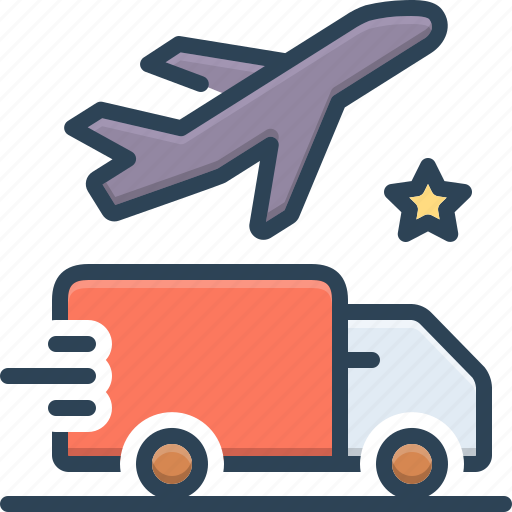 Transport, transportation, carriage, conveyance, shipment, airplane, truck icon - Download on Iconfinder
