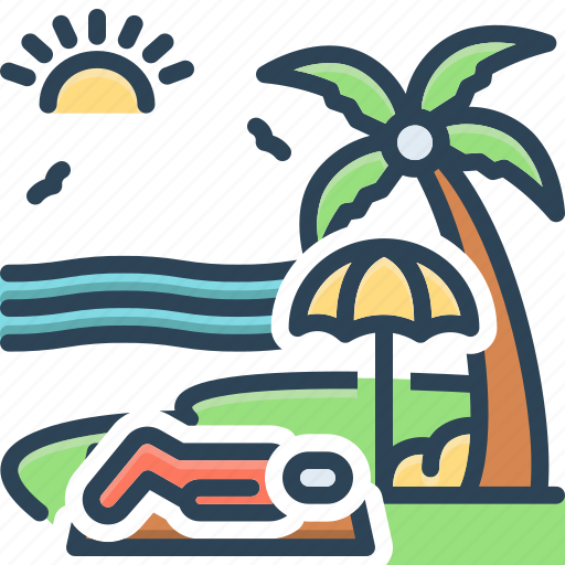 Holidays, vacation, leave, leisure, time, summer, beach icon - Download on Iconfinder