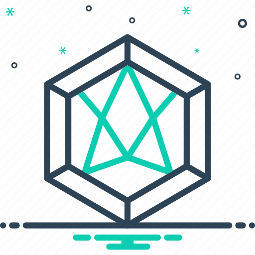 Poly, crystal, gem, polygon, triangular, geometric, hexagon icon - Download on Iconfinder