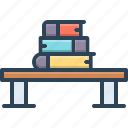 books, education, encyclopedia, table, knowledge, learning, textbook