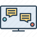 chat, message, dialog, discussion, online, bubble, communication