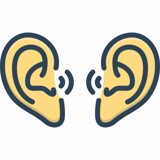 Ears, hearing, listen, sound, organ, acoustic, deaf icon - Download on Iconfinder