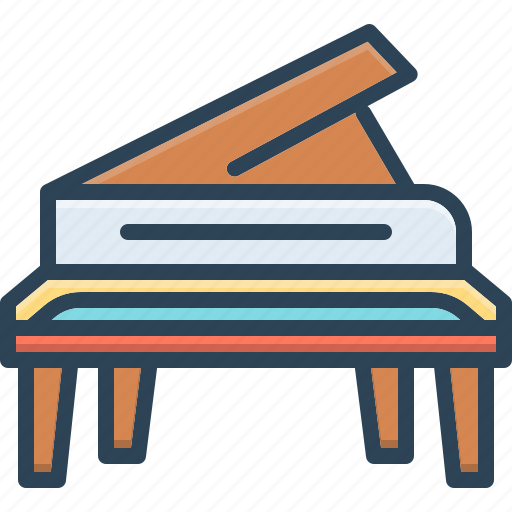 Piano, instrument, pianoforte, entertainment, melody, musical, classica icon - Download on Iconfinder