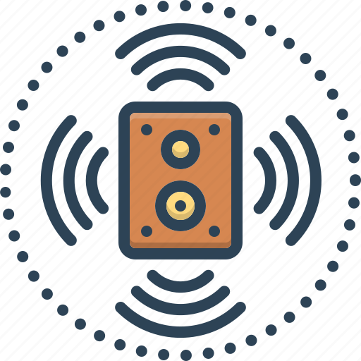 Echo, reverberation, resonance, buzzing, waft, reecho, noise icon - Download on Iconfinder