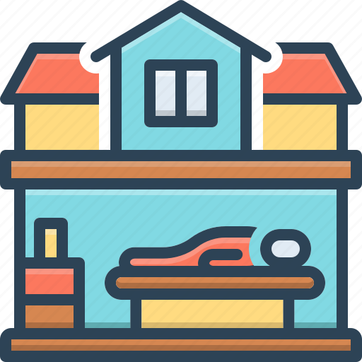 Lodging, inhabitation, residence, dwelling, accommodation, hostel, shelter icon - Download on Iconfinder