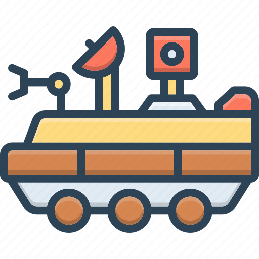Rover, space, robot, discover, mechanical, moonwalker, propulsion icon - Download on Iconfinder