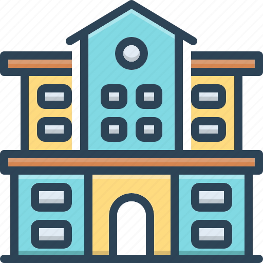 School, academy, college, university, institute, building, primary icon - Download on Iconfinder