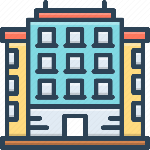 Building, apartment, city, residentia, modern, office, townhouse icon - Download on Iconfinder