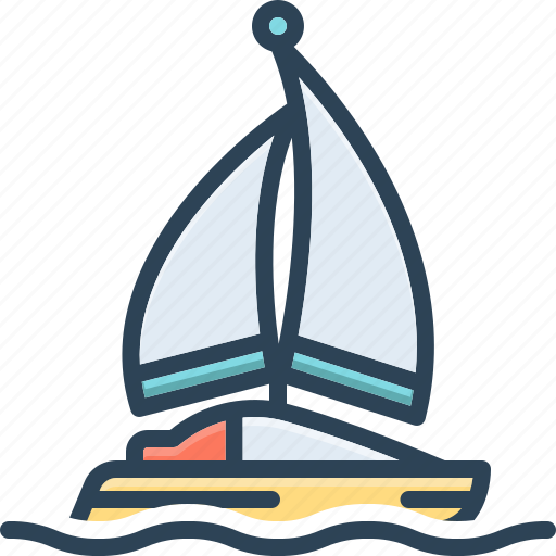 Sail, boat, marine, sailboat, ship, transport, yacht icon - Download on Iconfinder
