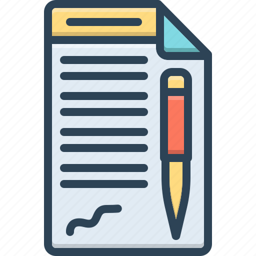 Consent, agreement, permission, license, authorization, contract, document icon - Download on Iconfinder