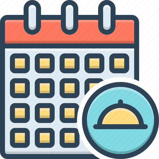 Dated, agenda, calendar, daily, month, schedule, year icon - Download on Iconfinder