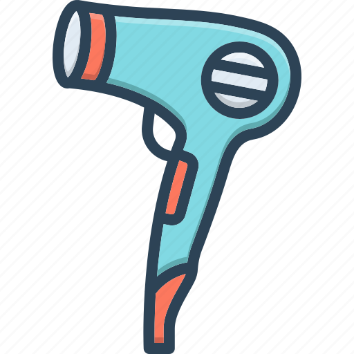 Dryer, electric, renovate, dry, object, hair dryer, hot air icon - Download on Iconfinder