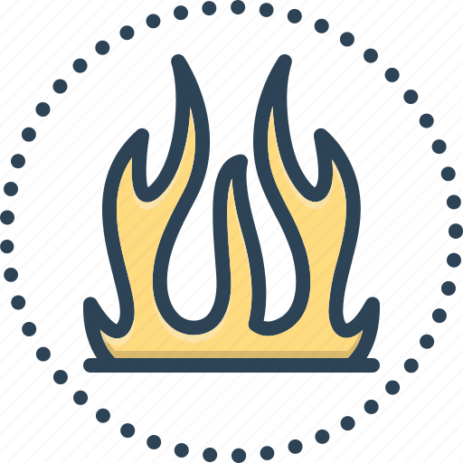 Flame, fire, flammable, spark, explosion, bonfire, danger icon - Download on Iconfinder