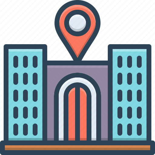 Visiting, hotel, building, location, accommodation, booking, guesthouse icon - Download on Iconfinder