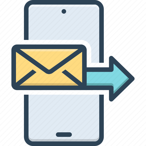 Forwarding, message, send, onward, communication, envelope, promote icon - Download on Iconfinder