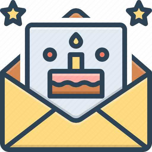 Wishing, desiring, wish, invitation, message, birthday, postcard icon - Download on Iconfinder