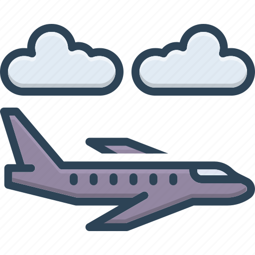 Airplane, aeroplane, plane, airport, aircraft, passenger, transport icon - Download on Iconfinder