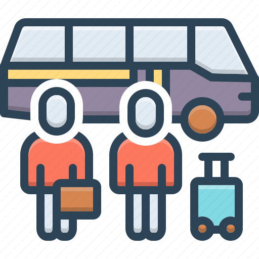 Passengers, wayfaring, migratory, migrant, traveler, hiker, tourer icon - Download on Iconfinder