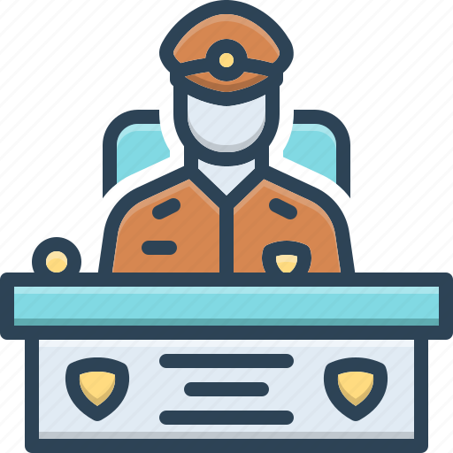 Commissioner, officer, commissary, administrator, magistrate, government, authority icon - Download on Iconfinder