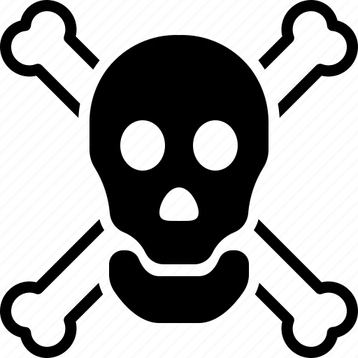 Dangerous, hazardous, perilous, riskful, skull, bone, halloween icon - Download on Iconfinder