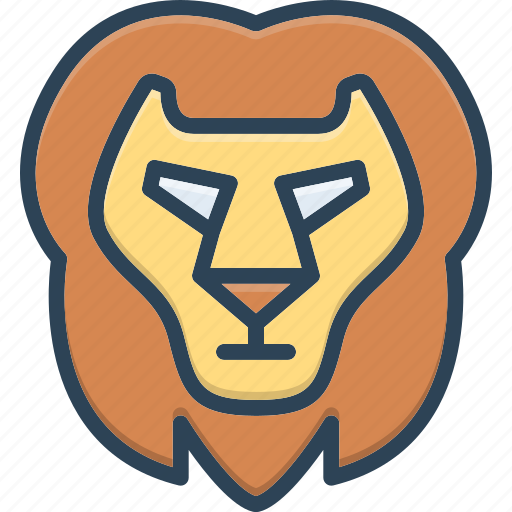 Leon, lion, roar, king, face, hunting, predator icon - Download on Iconfinder