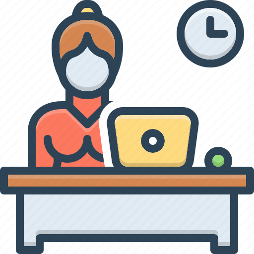 Secretary, assistant, clerk, receptionist, executive, support, operator icon - Download on Iconfinder