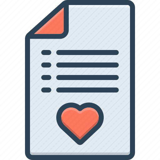 Wishlist, favorite, document, list, love, reminder, letter icon - Download on Iconfinder