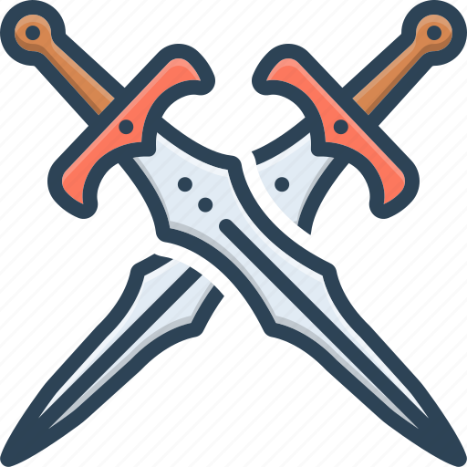 Sword, broadsword, skewer, warrior, glaive, backsword, dagger icon - Download on Iconfinder