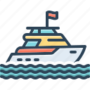 yacht, sailboat, boat, transport, marine, vessel, travel