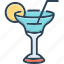 cocktail, martini, margarita, glass, drink, party, beverage 