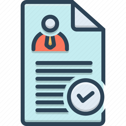 Approved, check, determining, document icon - Download on Iconfinder