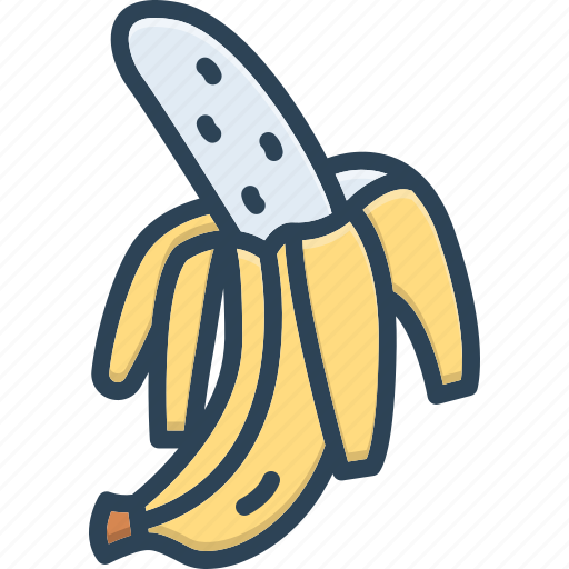 Banana, peel, nutrition, ripe, fruit, delicious, diet icon - Download on Iconfinder