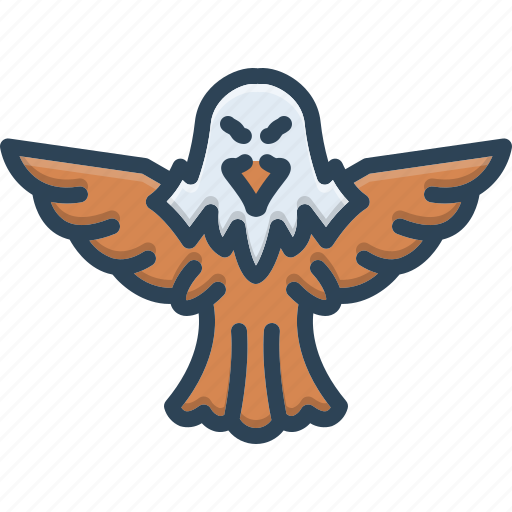 Eagle, flying, fly, wing, predator, vermin, bird of prey icon - Download on Iconfinder