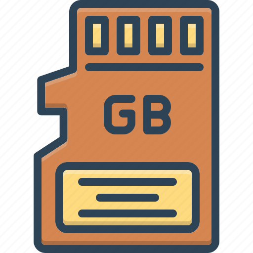 Sd, card, micro, memory, storage, chip, safety icon - Download on Iconfinder