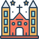 building, church, diocese, presidency, province, shire