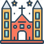 building, church, diocese, presidency, province, shire 