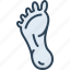 foot, footstep, sole, leg, ankle, footprint, barefoot 