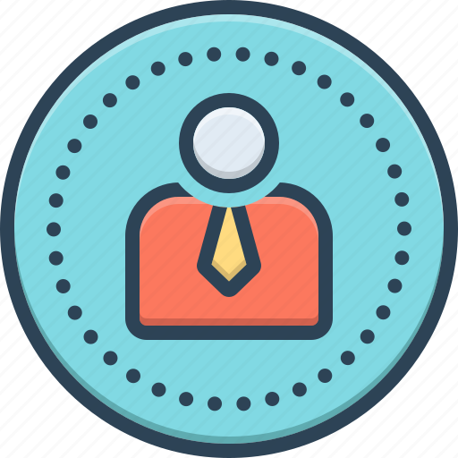 Employer, head, boss, master, manager, owner, circular icon - Download on Iconfinder