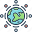 united, earth, universe, planet, circle, banded, together, community, connect, sphere 