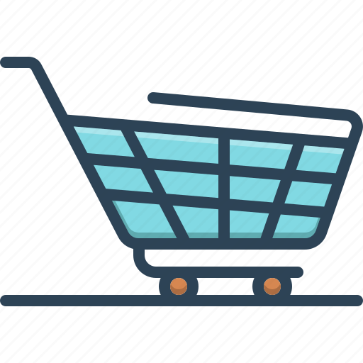 Cart, bascket, trolly, shopping, retail, grocery, shopping cart icon - Download on Iconfinder