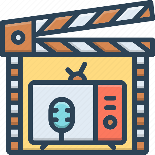 Episodes, copy, antenna, show, set, music, cinema icon - Download on Iconfinder