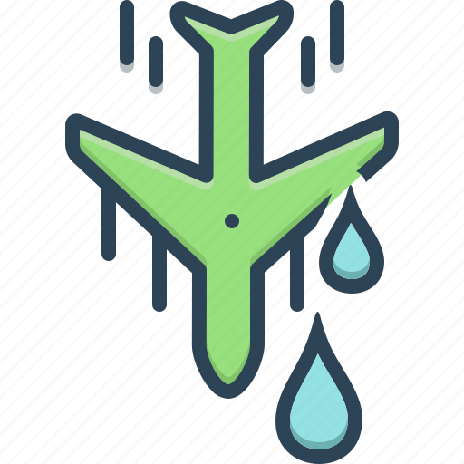 Aeroplane, down, downstream, land icon - Download on Iconfinder