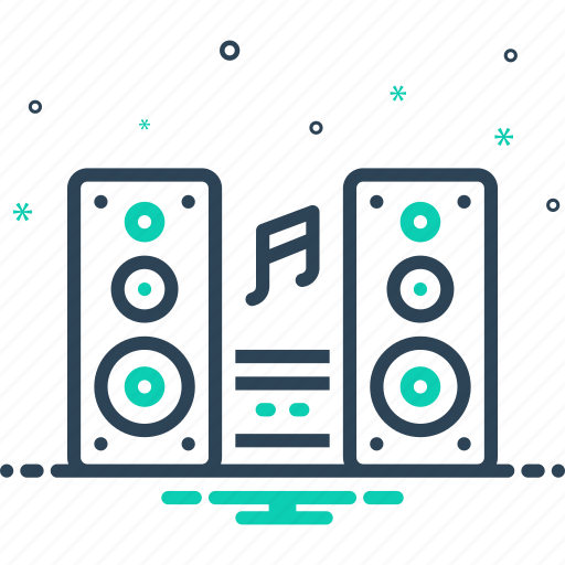 Dj, sound, system, party, hifi, stereo, music icon - Download on Iconfinder